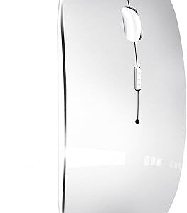 Souris bluetooth sans fil rechargeable pour macbook pro/air/ipad/laptop/pc/mac/pc, argent. Shopping en ligne au Sénégal ? Pensez Diaytar !