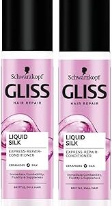 Après-shampooing réparateur liquide silk express de schwarzkopf gliss hair repair 200 ml - paquet de 2. Diaytar Sénégal : Des produits pour toute la famille à prix cassés