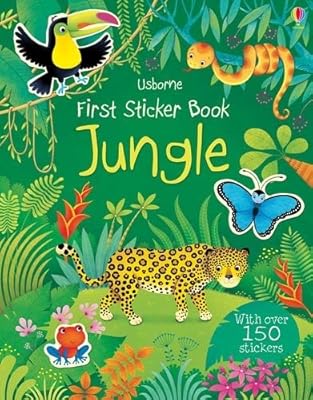 Premier livre d'autocollants jungle