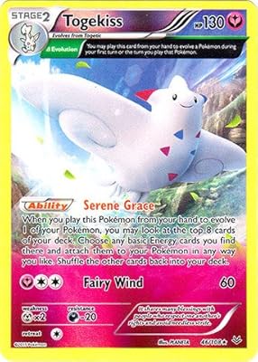Pokémon - togekiss (46/108) - xy roaring skies - reverse hollow