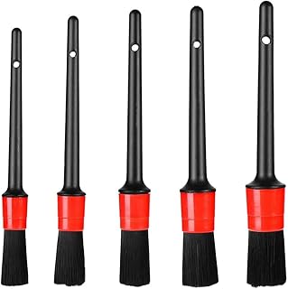 Ensemble de 5 brosses de détail de voiture oriti, kit de nettoyage intérieur