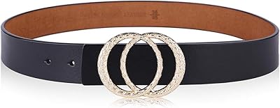 Ceinture en cuir véritable pour femmes, ceinture décontractée pour robe en jean