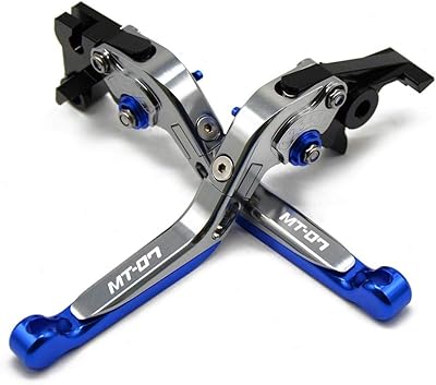 Leviers d'embrayage de frein réglables cnc pour yamaha mt-07 mt07 fz-07 2014-2017 en