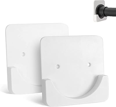 Support de montage pour tringle à rideau de douche, aucun perçage requis, support