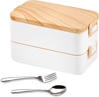 Boîte à lunch en acier inoxydable pour adultes et enfants, boîte à bento