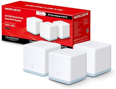 Système wi-fi maillé pour toute la maison mercusis halo s12 s1200 mbps