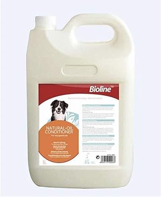 Après-shampoing à l'huile naturelle bioline pour chiens 5 litres
