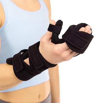 Attelle de main ergonomique - orthèse de guérison douce et pratique pour la thérapie