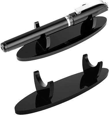 Castowave 2 pièces présentoir de stylo plume en acrylique porte-stylo en plastique