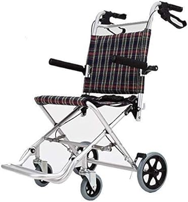 Fauteuil roulant d'avion, fauteuil roulant léger en alliage d'aluminium ultraléger, fauteuil roulant