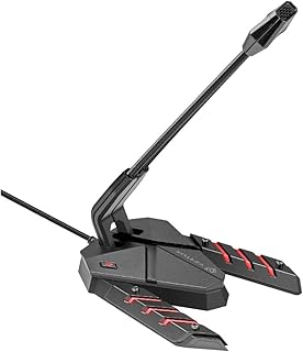 Microphone d'ordinateur usb vertox microphone léger et flexible de haute qualité avec rétroéclairage