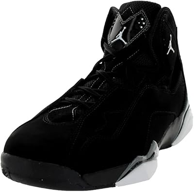 Chaussures de basket-ball jordan true flight pour hommes, noir/blanc/gris, 10 us unisexe-adulte