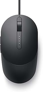 Souris laser filaire dell - ms3220 noire, ms3220-blk (noir)