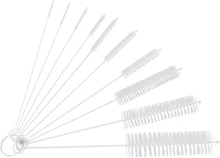 Ensemble de brosses de nettoyage pour paille tormen, brosse pliable, poils en nylon