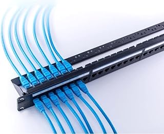 Panneau de brassage dkurve® 24 ports cat6 avec prise en charge
