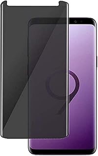 Protecteur d'écran anti-espion pour samsung galaxy s9 plus verre trempé 5d bord incurvé