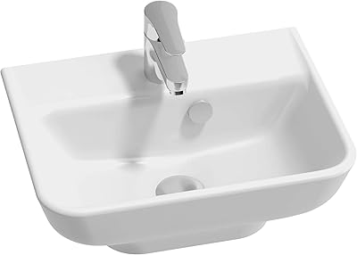 Lavabo en céramique écrasée jacob delafon structura blanc