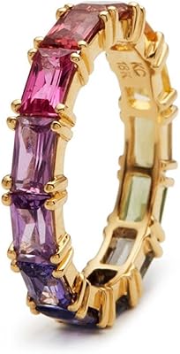 Bague de mariage en argent plaqué or 18 carats pour femme avec bague