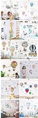 Stickers muraux de dessin animé de montgolfière pour décoration de chambres d'enfants de crèche, autocollants muraux en vinyle (q). Diaytar Sénégal : Large gamme, petits prix, grande satisfaction