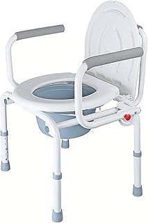 Siège de toilette de chevet pliable en aluminium uhome cities - siège