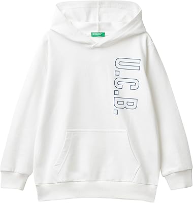 United colors of benetton maglia c/capp. m/l 3bc1c202c sweat à capuche pour garçon