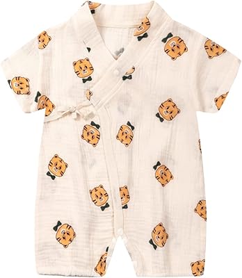 Peignoir en mousseline de coton pour nouveau-nés de 0 à 24 mois