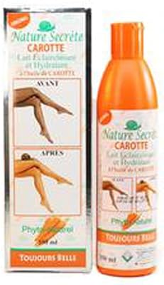 Lait corporel éclaircissant nature secrete carotte (350 ml, carotte)