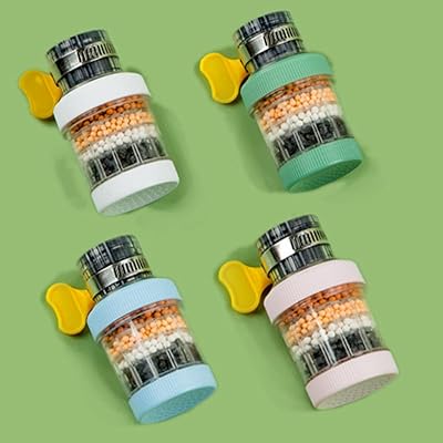 Filtre de robinet deong 4 pièces, filtre à charbon actif à 6 couches
