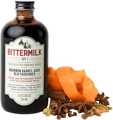Bitter milk 1 bourbon barrel old fashioned mix mélangeur à