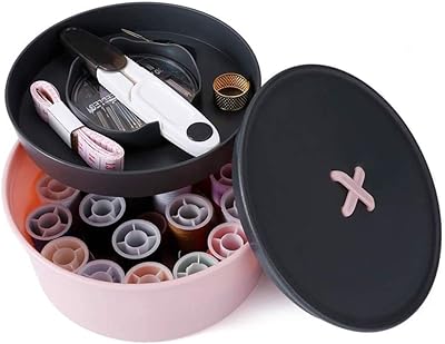 Kit de couture de boutons, boîte à couture, ciseaux de différentes couleurs, aiguille