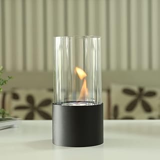 Poêle de table portable pour intérieur et extérieur, pot de feu au bioéthanol