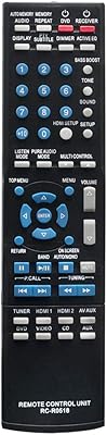 Télécommande de remplacement rc-r0518 compatible avec les lecteurs dvd kenwood krf-v6400d krf-v5450d dv-4900