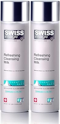 Lait nettoyant rafraîchissant swiss image, nettoyant doux et non gras pour le visage, pack économique 2 x 200 ml | démaquillant, éclaircit et élimine les impuretés | pour peaux mixtes à grasses. De la mode à l'électronique, Diaytar Sénégal a tout ce qu'il vous faut