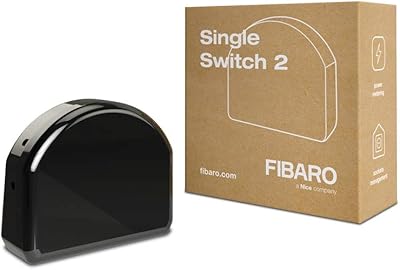 Fibaro one key 2 / z-wave plus release schwarz, drahtloser ein australia-aussler, fgs-213