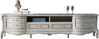 Meuble de rangement tv en bois massif salon ancien or