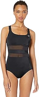 Maillot de bain une pièce pour femme avec ourlet uni et dos