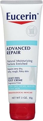 Eucerin crème réhydratante pieds secs 3 oz 85 g