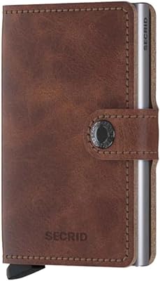 Petit portefeuille secred mv en noir pour homme marron autres vintage
