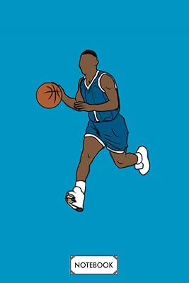 Cahier muggsy bogues dribbling washington bullets : couverture finition mate, journal, agenda, 6