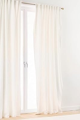 Rideaux multifonctions jotex henley, paquet de 2, blanc naturel, 220