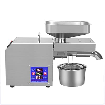 Presse à huile automatique expeller 610 w, presse à huile électrique chaude
