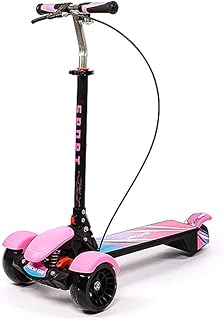Trottinette pliable à trois roues réglables en hauteur pour enfants de 3