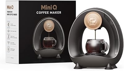 Cafetière personnelle à chaleur instantanée, mini cafetière américaine avec café moulu ou cafetière