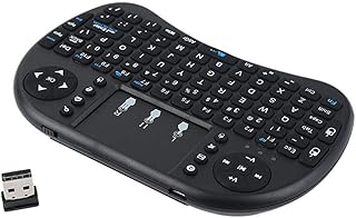 Mini clavier sans fil ultra fin tout-en-un avec trackpad multi-touch intégré pour smart tv htpc pc tablette google ordinateur portable windows android. Plus de choix, moins de dépenses avec Diaytar