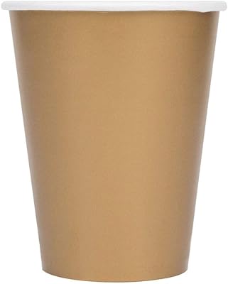 Party time - 24 gobelets en papier poly chaud et froid (266 ml)