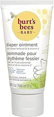 Crème pour couches pour bébé burt's bees, pommade contre l'érythème fessier, avec 40