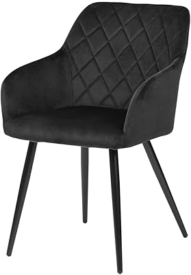 Chaises de salle à manger veloutées, chaise de salon pour restaurant, visiteurs et bureau... (noir). Diaytar Sénégal : Innovation, diversité et accessibilité