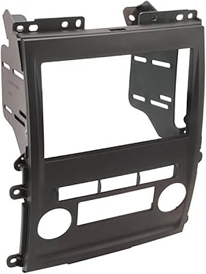 Kit de tableau de bord stéréo double din skoosh nn1661b pour nissan frontier/xterra