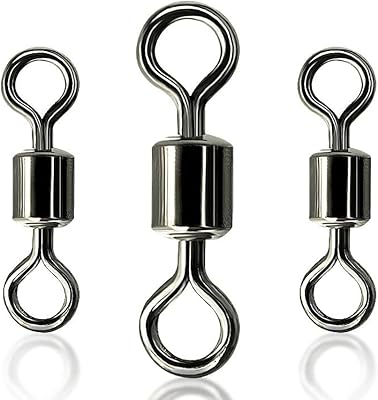 Crizzed shark 50pcs émerillons de pêche moulinet leurres snap link accessoires de matériel