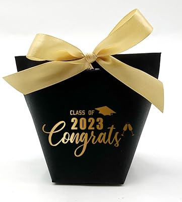 10 pièces boîtes à bonbons de remise de diplôme 2023, boîte cadeau